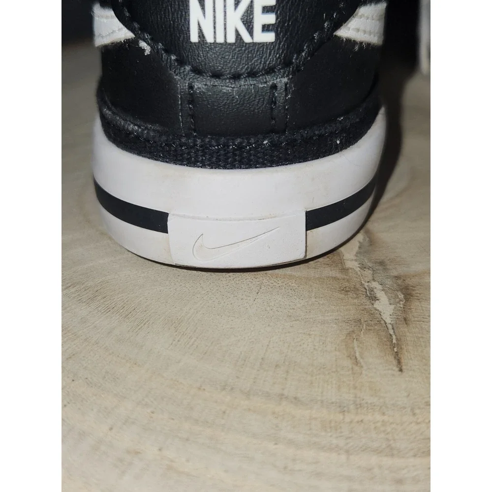 Nike Kids DA5382‎ 002 Court Legacy Black Slip On Low Top Sneaker Size 6C